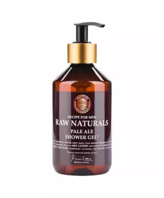 Raw Naturals Pale Ale 100% vegan Refreshing and masculine Reinigung Duschgel Körper und Haar Alle Hauttypen, 300 ml