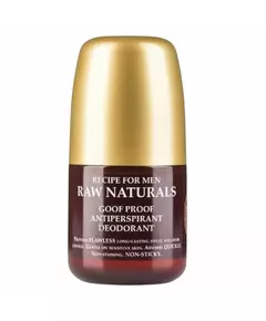 Raw Naturals Goof Proof Anti-Reizung Antitranspirant Für Männer, 60 ml