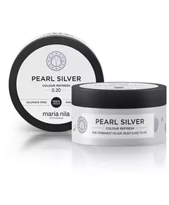 Maria Nila Colour Refresh Masque crème colorant pour cheveux Pour rafraîchir la couleur 0.92 Pearl Silver, 100 ml