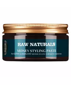 Raw Naturals Money Styling Parabenfrei Haarstylingpaste Fester Halt Mittel bis hoch Haar, 100 ml