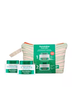 Set Somatoline Cosmetic: 7 Nights Slimming Body Gel 250 ml + Gommage Sea Salt Exfoliating Body Scrub 350 g + Somatoline GWP Textile Pouch, 250 ml