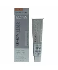Revlon Revlonissimo Colorsmetique Teinture permanente pour cheveux 7.24 Coppery Pearl Blonde, 60 ml