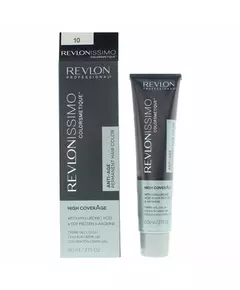 Revlon Revlonissimo Colorsmetique Acide hyaluronique Teinture permanente pour cheveux 10 Lightest Blonde, 60 ml