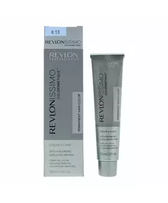 Revlon Revlonissimo Colorsmetique Teinture permanente pour cheveux 8.13 Light Frosty Beige Blonde, 60 ml