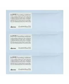 Davines Love Smoothing Haarspülung 12 stk, 12 × 12 ml