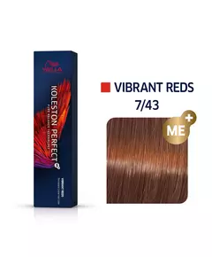 Wella Professionals Color Touch Sans ammoniaque Teinture capillaire semi-permanente 7/43 Vibrant Reds, 60 ml