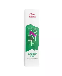 Wella Professionals Color Fresh Create Ammoniakfrei Semi-permanente Haarfarbe Neverseen Green, 60 ml