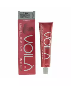 Intercosmo Voila 3C Intense Teinture permanente pour cheveux 5.86 Light Brown Toffee Red, 60 ml