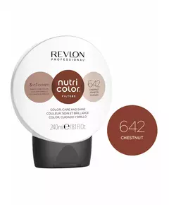 Revlon Nutri Color Filters Crème tonifiante pour coloration capillaire 642 Chestnut, 240 ml
