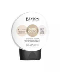 Revlon Nutri Color Filters Crème tonifiante pour coloration capillaire 931 Light Beige, 240 ml
