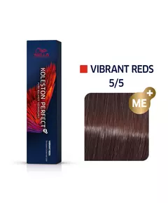 Wella Professionals Koleston Perfect Me+ Teinture permanente pour cheveux 5/5 Light Brown Red Violet, 60 ml