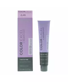 Revlon Color Excel Teinture capillaire semi-permanente 6.65 Dark Red Mahogany Blonde, 70 ml