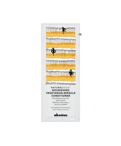 Setzen Davines NaturalTech Nourishing Vegetarian Miracle Haarspülung Hydratisierend 12 stk, 12 × 12 ml