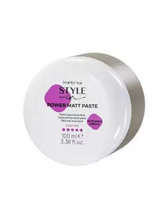 Mattierende Stylingpaste für Haare Inebrya Style-In Extra Strong Hold, 100 ml