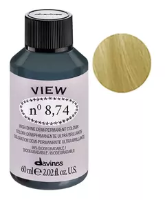 Davines View Demi-permanente Haarfarbe 8.74 Gloss, 60 ml