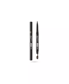 Pupa Full Parabenfrei Definierer Beidseitig Augenbrauencreme-Stift & Bürste 2-in-1 004 Extra dunkel, 0,2 g