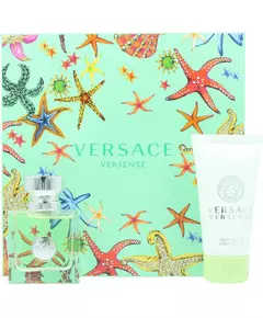 Set Versace: Versense Eau De Toilette For Women 30 ml + Versense Nourishing Body Lotion All Over The Body, 30 ml