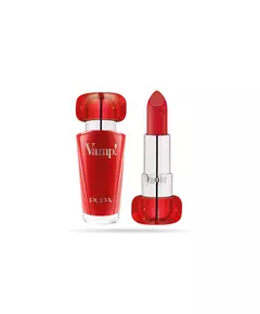 Pupa Vamp! Parabenfrei Volumen Creme-Lippenstift 303 Ikone Rot, 3,5 g
