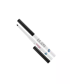 Deborah 24 Ore Keith Haring Étanche Rétractable Crayon eyeliner en gel Noir, 0,3 g