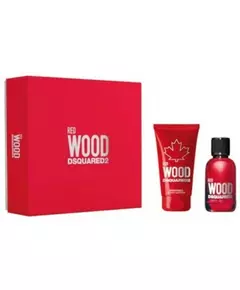 Set Dsquared 2: Red Wood Eau De Toilette For Women 100 ml + Red Wood Body Lotion, 100 ml