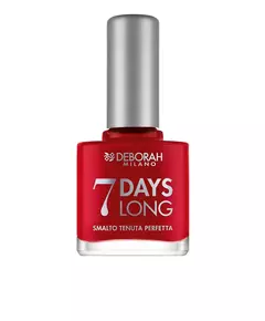 Deborah 7 Day Long Vitamine Schnelltrocknend Nagellack EN876 Ikone Rot, 11 ml