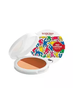 Deborah Trio Contour Palette de contouring Keith Haring, 13 g