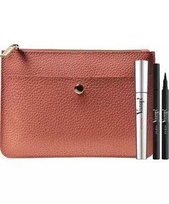 Set Pupa: Vamp! Definition Paraben-Free Waterproof Lash Defining Mascara 001 Extra Black 9 ml + Pupa Liquid Eyeliner Black, 9 ml