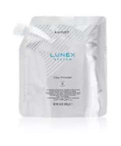 Kemon Lunex System Clay Powder Lightener Éclaircissement Poudre oxydante pour cheveux, 2 pièces