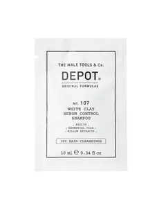 Depot 100 Hair Cleansing No. 107 Kaolin Shampooing Pour la régulation du sébum excessif, 10 ml