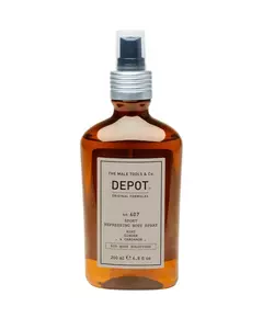 Depot 600 Body Solutions No. 607 Botanischer Komplex Erfrischend Körperspray Für Gesicht & Körper Minze Ingwer & Kardamom, 200 ml