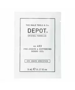 Depot 400 Shave Specifics No. 403 Süße Mandel Weichmachen Vor-Rasieröl, 5 ml