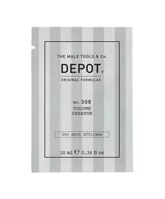 Depot 300 Hair Stylings No. 308 UV-Filter Haarstyling-Gel Für Volumen Mittlerer Halt, 10 ml