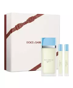 Set Dolce & Gabbana: Light Blue Eau De Toilette For Women Refillable 100 ml + Light Blue Eau De Toilette For Women, 2 × 10 ml