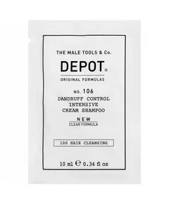 Depot 100 Hair Cleansing No. 106 Clear Formula Provitamine B5 Shampooing Antipelliculaire, 10 ml