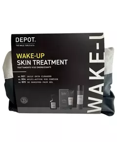 Set Depot: 800 Skin Specifics No. 805 Hyaluronic Acid Refreshing Gel For Face 50 ml + 800 Skin Specifics No. 801 Activated Charcoal Detoxifying Cleansing Gel For Face 50 ml + 800 Skin Specifics No. 804 Vitamin E Anti-Ageing Day & Night Eye Cream, 50