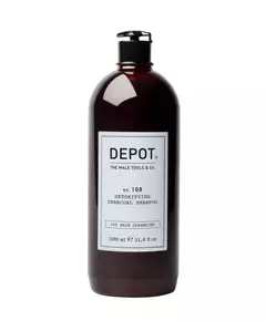 Depot 100 Hair Cleansing No. 108 Holzkohle Haarshampoo Entgiftend, 1000 ml