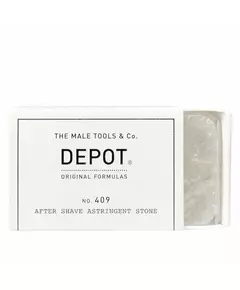 Depot 400 Shave Specifics No. 409 Alun de potassium Apaisant Pierre astringente après-rasage, 90 g
