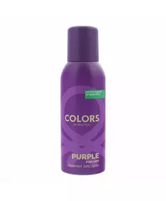 Benetton Colors Purple Durable Floral Déodorant en spray Pour les femmes, 150 ml