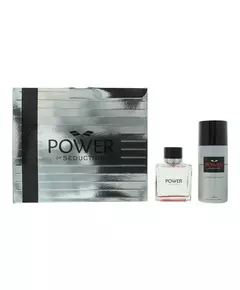 Set Antonio Banderas: Power Of Seduction Eau De Toilette For Men 100 ml + Power Of Seduction 24h Protection Deodorant Spray For Men, 100 ml