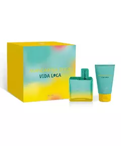 Set Mandarina Duck: Vida Loca Eau De Toilette For Men 100 ml + Vida Loca Cleansing & Refreshing Shower Gel For All Skin Types, 100 ml