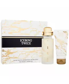 Set Iceberg: Twice Gold Eau De Toilette For Men 125 ml + Twice Gold Hydrating Shower Gel For All Skin Types, 125 ml