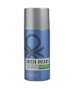 Benetton United Dreams Go Far Antitranspirant Déodorant en spray Pour hommes, 150 ml