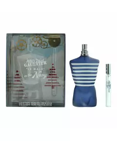 Set Jean Paul Gaultier: Le Male In The Navy Eau De Toilette For Men 125 ml + Le Male In The Navy Eau De Toilette For Men, 125 ml