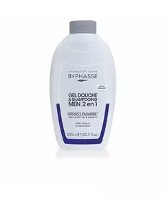 Byphasse Groovy Paradise Gel douche & shampooing 2 en 1, 600 ml