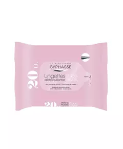 Byphasse Byphasse Lingettes nettoyantes Pour le visage, 20 pièces