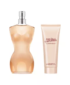 Set Jean Paul Gaultier: Classique Eau De Toilette For Women 50 ml + Classique Hydrating Body Lotion, 50 ml