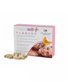 Feminil Feminil+ Maca L-Arginine Saffron Rhodiola Ginkgo Biloba & Zinc Increase Female Libido Capsules 30 capsules