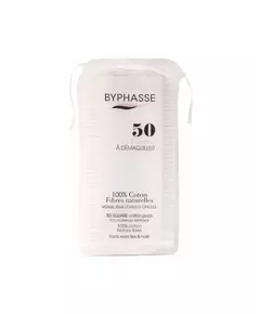 Byphasse Byphasse Disques démaquillants, 50 pièces
