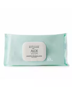 Byphasse Byphasse Aloe Vera Reinigungstücher Für das Gesicht 40 stk, 40 Stück