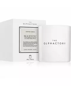 The Olphactory Majestic Symphony Leather Bougie parfumée, 310 g